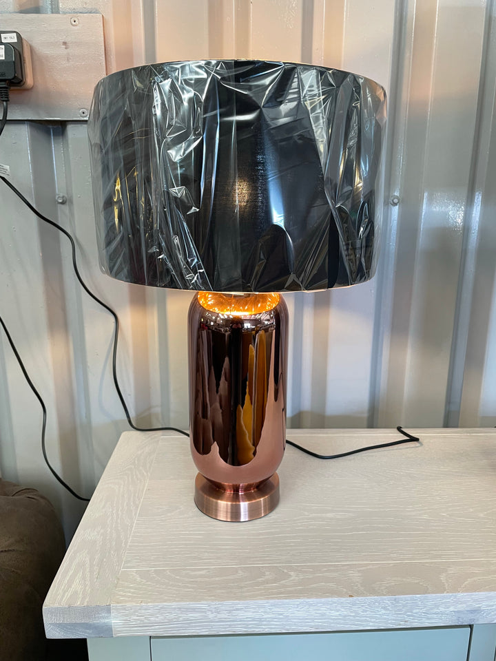 Table lamp copper